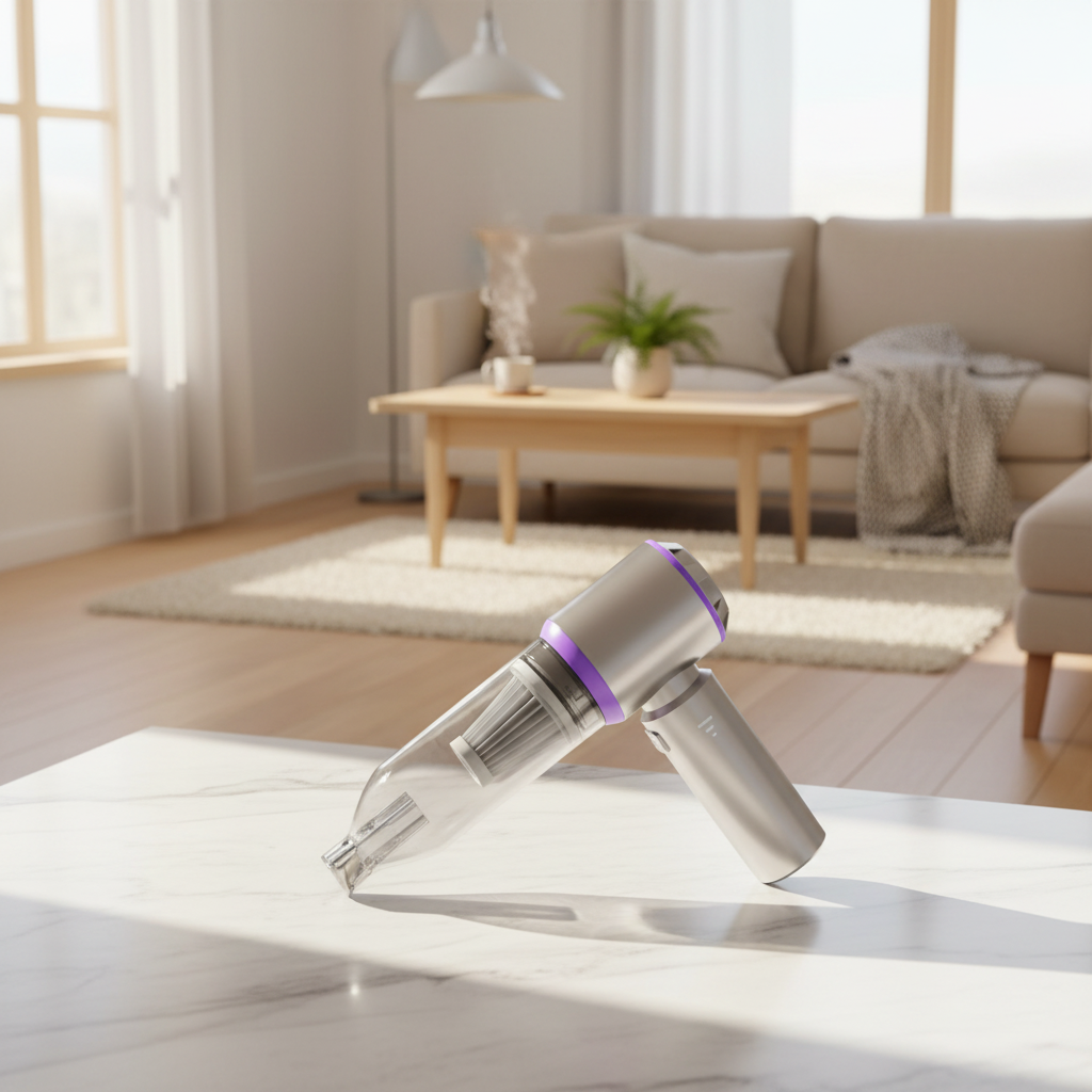 Portable Cordless Vacuum Cleaner 19000Pa – Brushless Motor, USB-C Rechargeable, 3 Speeds | Car & Home