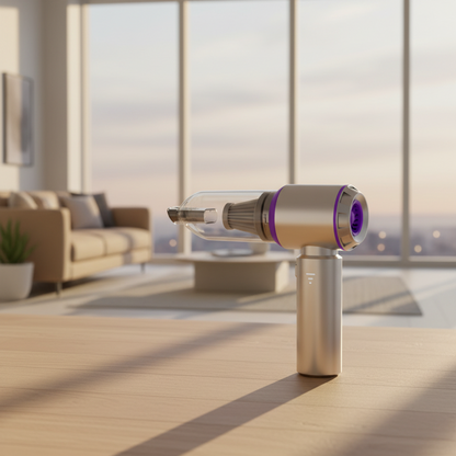 Portable Cordless Vacuum Cleaner 19000Pa – Brushless Motor, USB-C Rechargeable, 3 Speeds | Car & Home