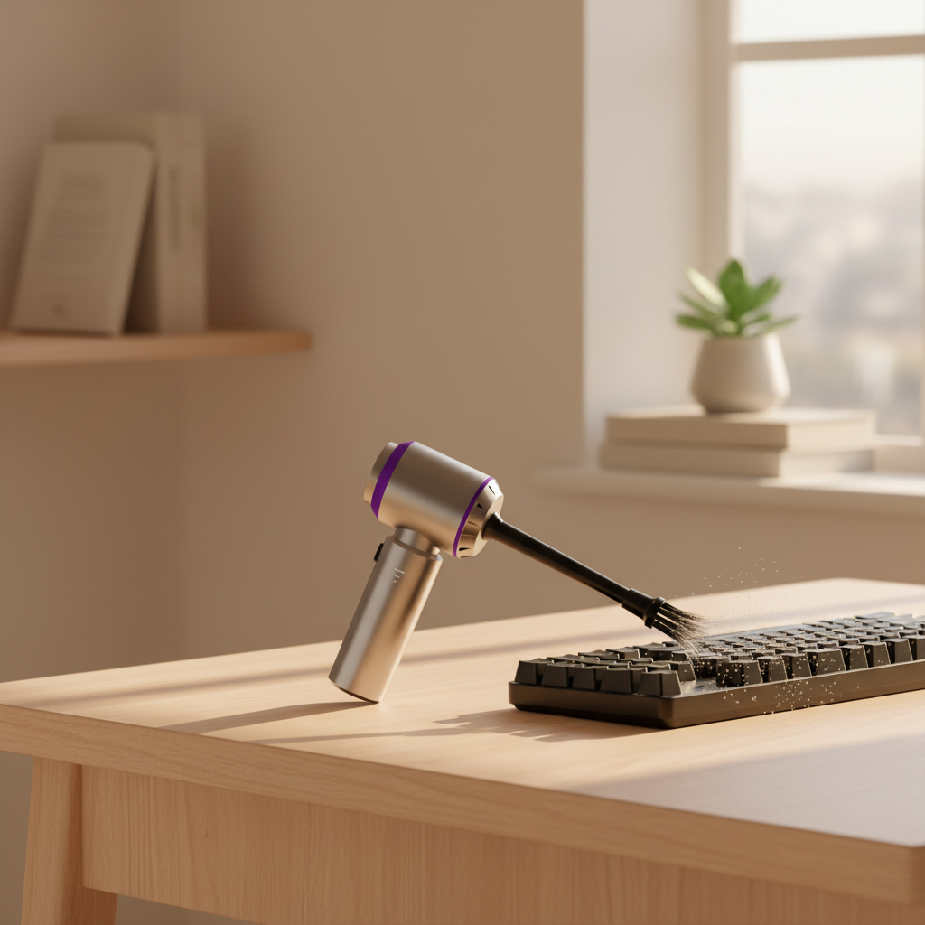 Portable Cordless Vacuum Cleaner 19000Pa – Brushless Motor, USB-C Rechargeable, 3 Speeds | Car & Home