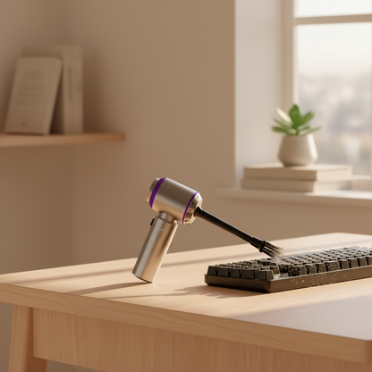 Portable Cordless Vacuum Cleaner 19000Pa – Brushless Motor, USB-C Rechargeable, 3 Speeds | Car & Home