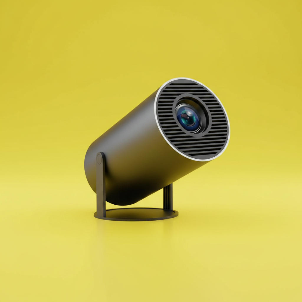 Portable Home Projector 1080P Full HD – 200 ANSI Lumens, 100" Screen, Android | Indoor & Outdoor