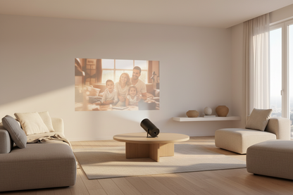 Portable Home Projector 1080P Full HD – 200 ANSI Lumens, 100" Screen, Android | Indoor & Outdoor