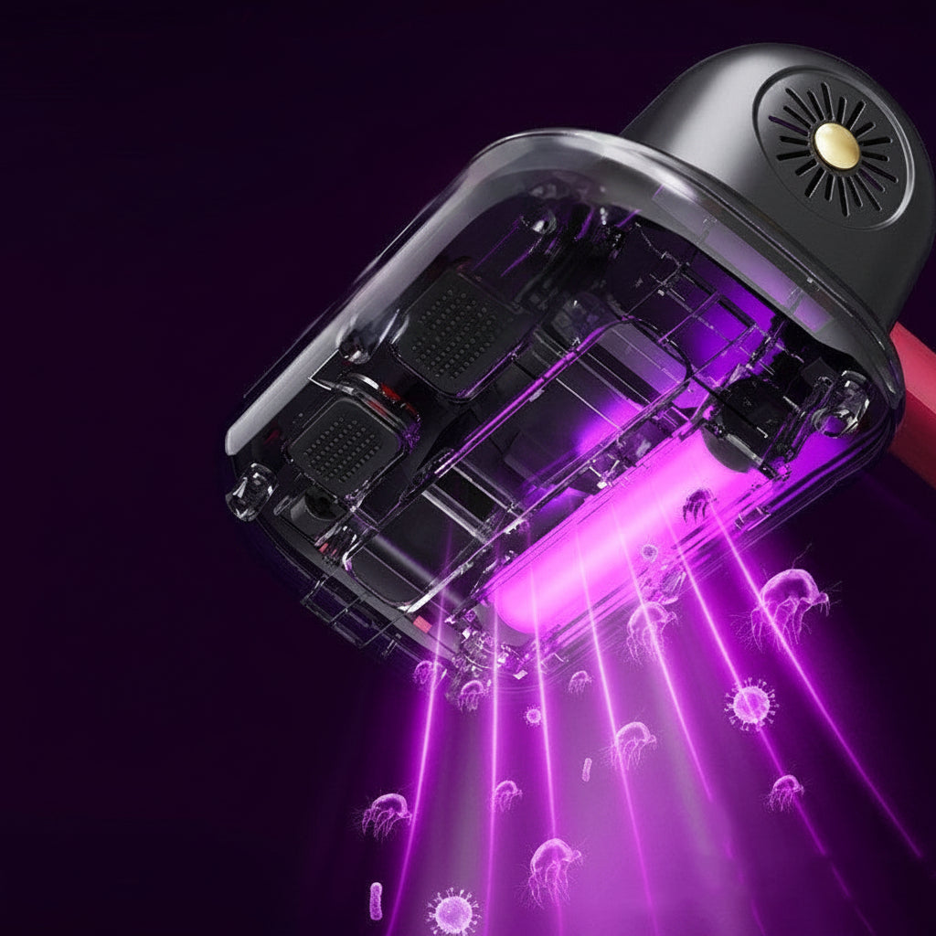 UV Mite Remover Vacuum Cleaner 8000Pa – Wireless Handheld | 72,000 Beats/Min | Bed, Mattress & Sofa