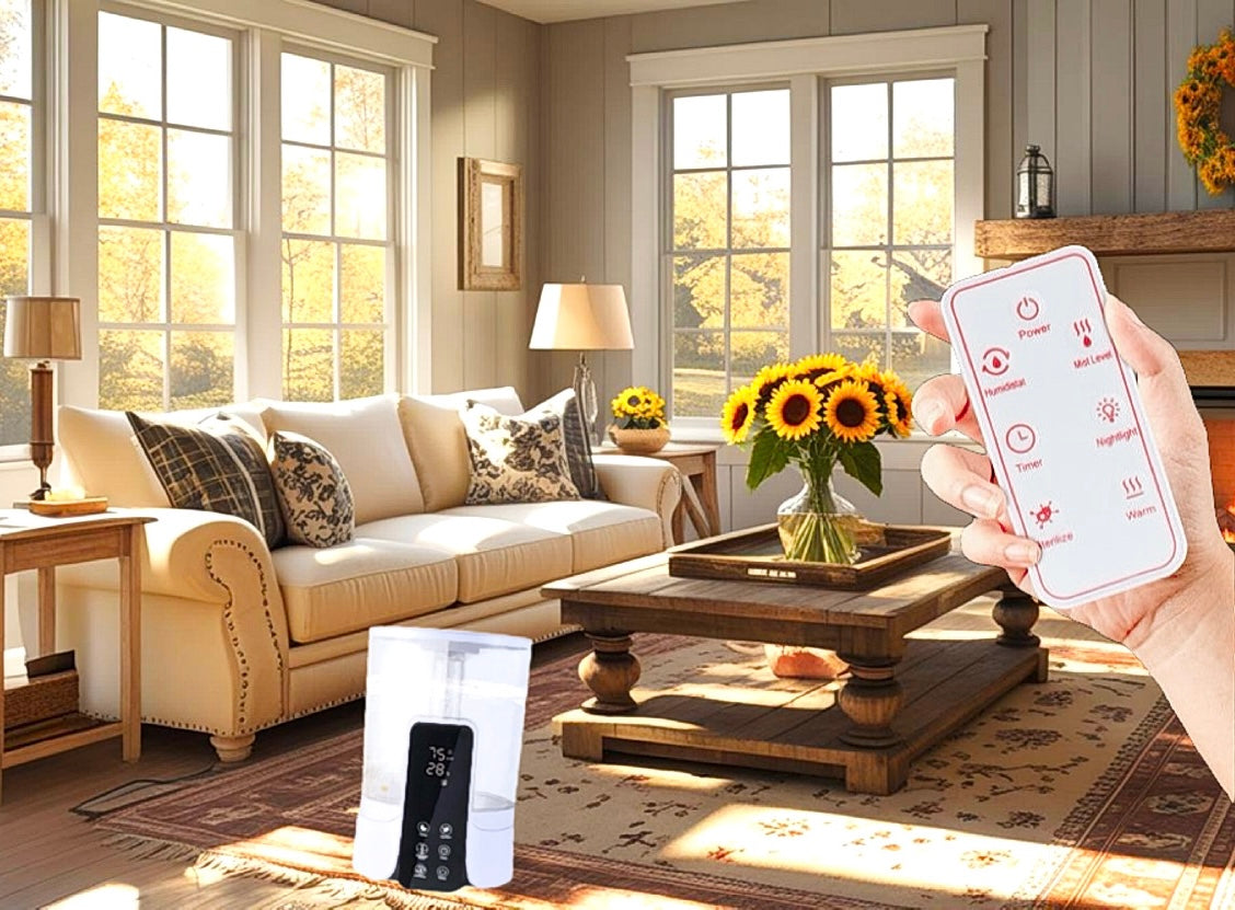 🌸 6L Aroma Diffuser with UV – Quiet Comfort for Large Spaces