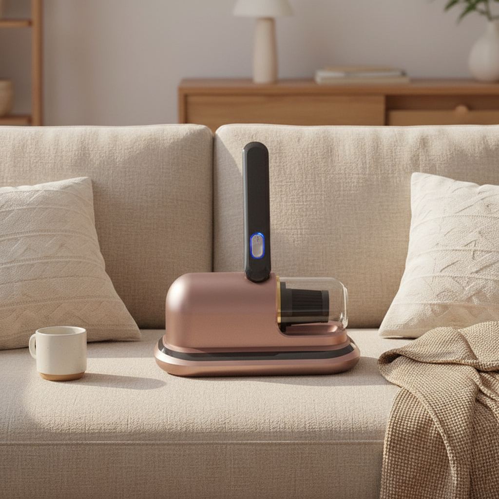 UV Mite Remover Vacuum Cleaner 8000Pa – Wireless Handheld | 72,000 Beats/Min | Bed, Mattress & Sofa