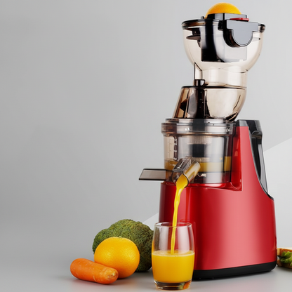 Large Capacity Juice Extractor 12000 RPM – 200W Juicer Machine for Home, Milk Tea Shops & Juice Bars | Ginger & Fruit