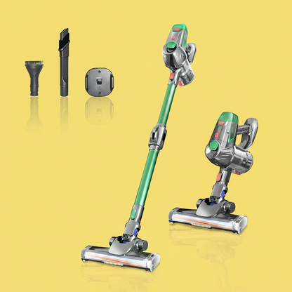 Cordless Handheld Vacuum Cleaner 9000Pa – Foldable Tube, Dual Motor 150W, HEPA Filter | Home & Car